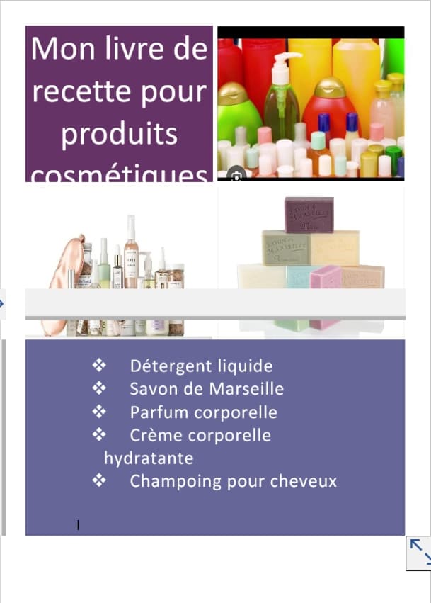 Couverture de Produits cosmétiques 