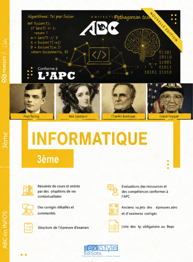 Couverture de Troisième Informatique